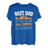 Herren Best dad is my name - Bouldern Boulderer Kletterer T-Shirt