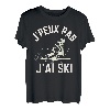 Humour Geek Herren Damen - Je Peux Pas J'ai Skifahren Sports T-Shirt