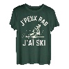 Humour Geek Herren Damen - Je Peux Pas J'ai Skifahren Sports T-Shirt