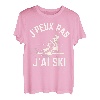Humour Geek Herren Damen - Je Peux Pas J'ai Skifahren Sports T-Shirt