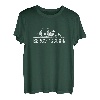 Bergsteigerin T-Shirt mit Berg & Gipfel Silhouette T-Shirt