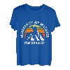Wanderer Wandern ist wie spazieren nur krasser Bergfan T-Shirt