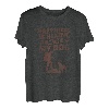 Wandern mit Hund Bergsteiger Hundemotiv Labrador Retriever T-Shirt