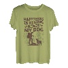 Wandern mit Hund Bergsteiger Hundemotiv Labrador Retriever T-Shirt