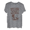 Wandern mit Hund Bergsteiger Hundemotiv Labrador Retriever T-Shirt