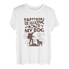 Wandern mit Hund Bergsteiger Hundemotiv Labrador Retriever T-Shirt