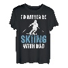 Hapfox & Snow Skifahren Wasserski T-Shirt