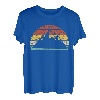 Retro Berglandschaft Gebirge Bergkette T-Shirt