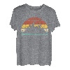 Retro Berglandschaft Gebirge Bergkette T-Shirt