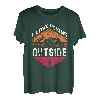 I love peeing outside Wanderer lustig Berge Wandern T-Shirt