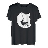 Mond Kletterer Sportklettern Bouldern T-Shirt