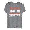 Rock climbing is importanter - Bouldern Boulderer Kletterer T-Shirt
