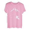 Skier Mountains Jump Ski Touren Ski Skifahren T-Shirt