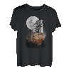 Murmeltier Illustration Mond Murmeltier Nagetier Mankei T-Shirt