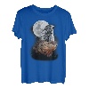 Murmeltier Illustration Mond Murmeltier Nagetier Mankei T-Shirt