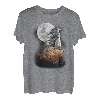 Murmeltier Illustration Mond Murmeltier Nagetier Mankei T-Shirt