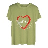 Karabiner Herz Berge T-Shirt Bergsteigen Wandern Klettern