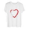 Karabiner Herz Berge T-Shirt Bergsteigen Wandern Klettern