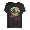 Naturburschen Still plays outside Bergsteiger lustig Berge T-Shirt