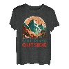 Naturburschen Still plays outside Bergsteiger lustig Berge T-Shirt