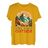 Naturburschen Still plays outside Bergsteiger lustig Berge T-Shirt
