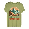 Naturburschen Still plays outside Bergsteiger lustig Berge T-Shirt