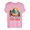 Naturburschen Still plays outside Bergsteiger lustig Berge T-Shirt