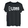 Retro Graphic Climbing Bouldern Rock Climber Mountaineer T-Shirt