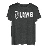 Retro Graphic Climbing Bouldern Rock Climber Mountaineer T-Shirt