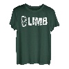 Retro Graphic Climbing Bouldern Rock Climber Mountaineer T-Shirt