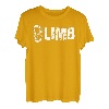 Retro Graphic Climbing Bouldern Rock Climber Mountaineer T-Shirt