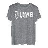 Retro Graphic Climbing Bouldern Rock Climber Mountaineer T-Shirt