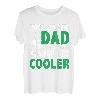 Herren Der Vater umarmt den Felsen wie ein normaler Vater, aber ein coolerer Kletterer T-Shirt