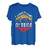 I love peeing outside Wanderer lustig Berge Wandern T-Shirt