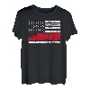 USA Flagge Spruch Lastkraftwagen Transporter Fernfahrer T-Shirt
