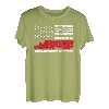 USA Flagge Spruch Lastkraftwagen Transporter Fernfahrer T-Shirt