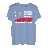 USA Flagge Spruch Lastkraftwagen Transporter Fernfahrer T-Shirt