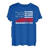 USA Flagge Spruch Lastkraftwagen Transporter Fernfahrer T-Shirt