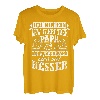 Herren Vatertag LKW Fahrer Bester Papa Papi Vater Familie Eltern T-Shirt