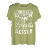 Herren Vatertag LKW Fahrer Bester Papa Papi Vater Familie Eltern T-Shirt