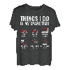 Lustige Lkw-Fahrer-Dinge, die ich in meiner Freizeit mache Trucker T-Shirt
