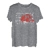 Truck USA Flagge Lastkraftwagen Transporter Fernfahrer T-Shirt