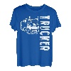 Trucker Amerikanische Flaggen Trucking T-Shirt