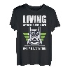 Leben zwischen Sattelfahrern Lkw-Besitzern Semi-Lkw-Fahrern T-Shirt