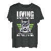 Leben zwischen Sattelfahrern Lkw-Besitzern Semi-Lkw-Fahrern T-Shirt