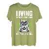 Leben zwischen Sattelfahrern Lkw-Besitzern Semi-Lkw-Fahrern T-Shirt