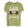 Herren Trucker LKW-Fahrer Lastkraftwagen Verneigt Euch Ihr Narren T-Shirt