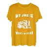 Trucker My Job is Top Secret Funny Truck Driver Kostüm T-Shirt