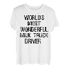 Weltweit wunderbarster Milch-LKW-Fahrer T-Shirt