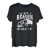 Wir sind der Grund, warum du Sachen hast Lustiger Trucker-Fahrer T-Shirt